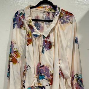 FREE PEOPLE RARE POETS BLOUSE
